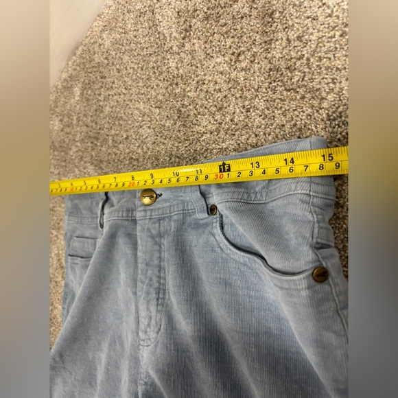 Toad & Co Pants Womens Size 4 Karuna Corduroy Light Blue Casual High Rise Cotton - Picture 8 of 11